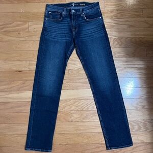 7 for all man kind Slimmy Dark Wash Jeans, 33